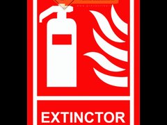 Indicatoare pentru stingator extinctor